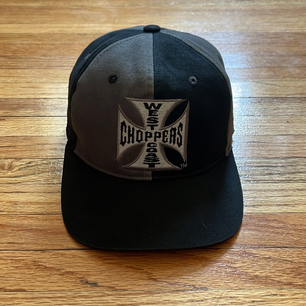West Coast Choppers Two-Tone Black & Gray Snapback Hat